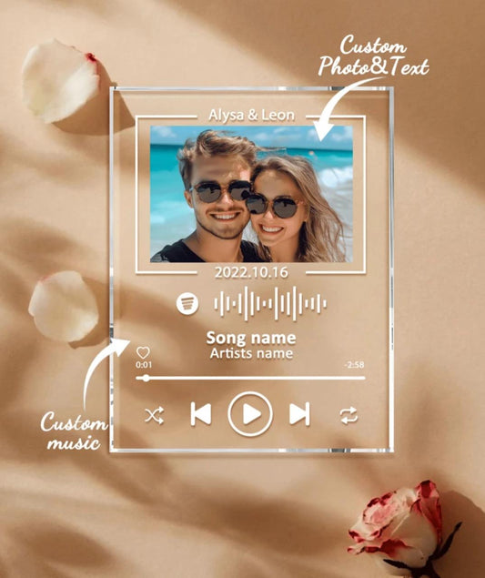 1pc Personalized Music Plaque