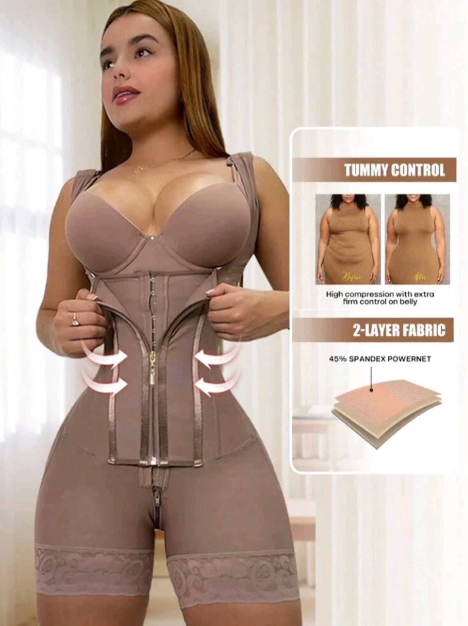 1pc Colombian Tummy Control Shapewear