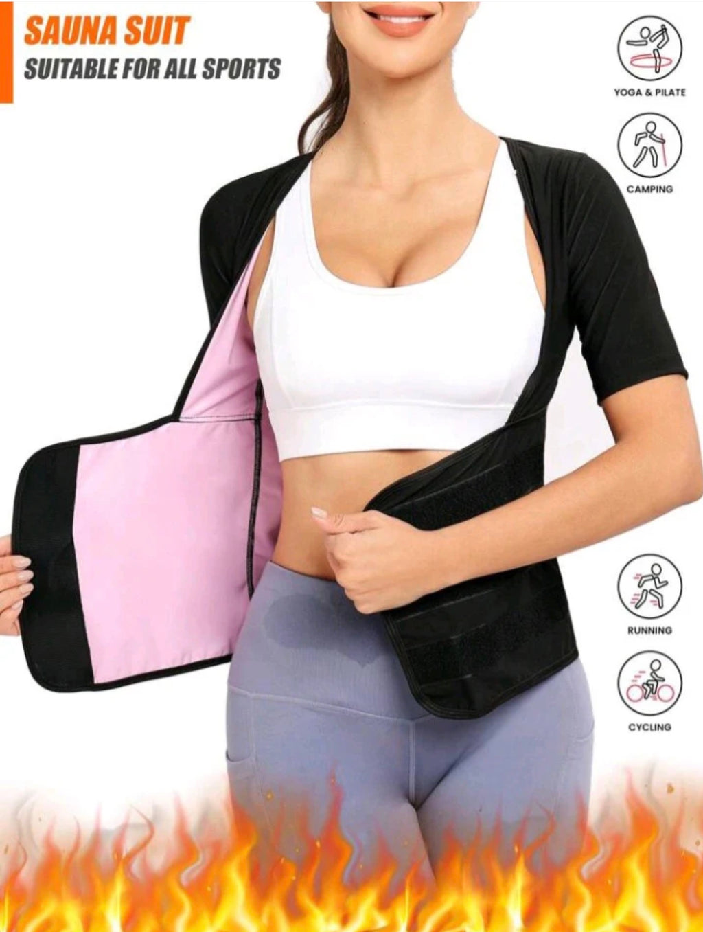 Short Sleeve Body Shaping Fitness Tight Suit