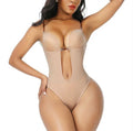 U Plunge Bra Backless Thong Bodysuit-Seamless,Shapewear,LowCut,Sexy,Comfort